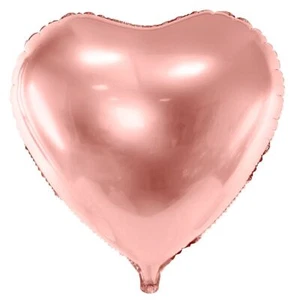 Herz Folienballon Rose Gold 45 cm Hochzeit Valentinstag Liebe Party-Deko - Bild 1 von 9