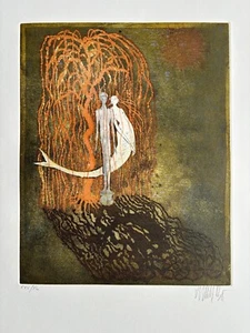 LARS BO GRAVURE SIGNÉE AU CRAYON HANDSIGNED ETCHING LA PETITE SIRENE HC ANDERSEN - Picture 1 of 4