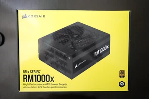 Corsair RM1000x 1000W 80+ GOLD Fully Modular ATX Power Supply - Black - Picture 1 of 7