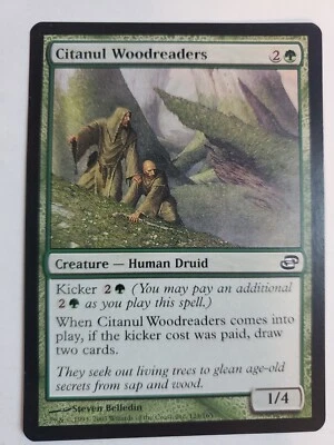 MTG Magic The Gathering Card Citanul WoodreadersCreature Human Druid Green  - Image 1 of 2