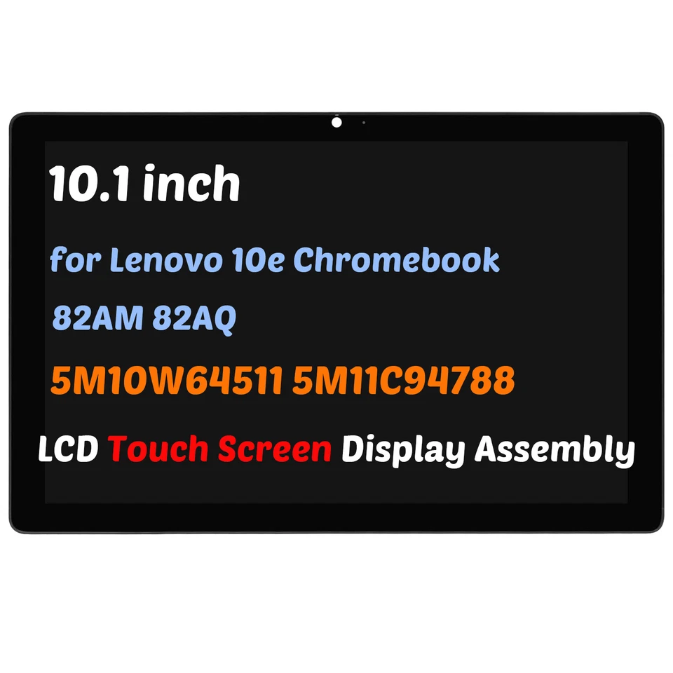 10.1" Lcd Touch Screen for Lenovo 10e Chromebook Tablet 5M10W64511 5M11C94788 - Image 1 of 4