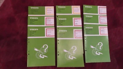Volvo 740 760  760 Turbo diesel Service Manuals  Lot of 9 - Image 1 of 4
