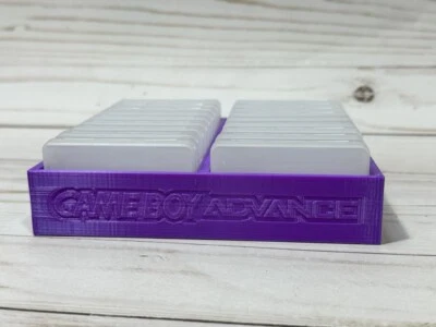 Game Boy Advance GBA Game Holder Tray Storage Fits Clear Cases - Image 1 of 4
