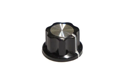 Рифленый металлический верхний рычаг для индивидуальных эффектов сделай сам или педалей Boss подходит для рукоятки 1/4 дюйма - Изображение 1 из 3