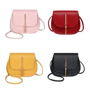 Trendy Mini Crossbody Bag for Fashionable Ladies PU Sling Bags Phone Purse - Picture 1 of 12