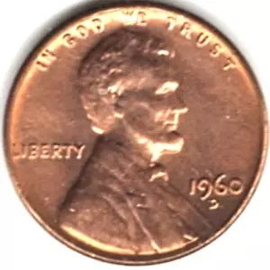 1960 D LINCOLN CENT GRANDE DATA IN OTTIME CONDIZIONI NON CIRCOLATA. pz bu 903 - Foto 1 di 5