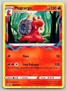 Magcargo 022/196 Rare Lost Origin Pokemon Card - NM Near Mint - Picture 1 of 2