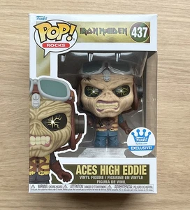 Funko Pop Rocks Iron Maiden Aces High Eddie #437 + Protector Gratis - Imagen 1 de 6