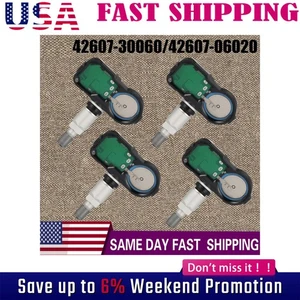 (4) 42607-30060 TIRE PRESSURE SENSOR TPMS PMV-C010 SET-TS25 for Lexus Toyota - Picture 1 of 7
