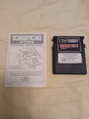 Donkey Kong Colecovision Cartuccia + Manuale - Immagine 1 di 2