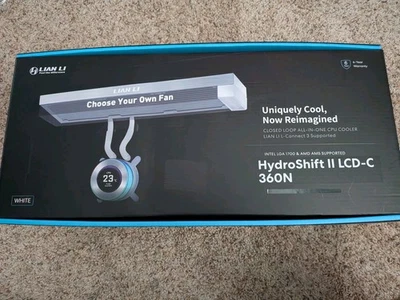 Lian Li Hydroshift II 360 Liquid CPU Cooler - Flexible Slide-Tube Clamp Coolant - image 1 of 4