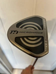 NEW Odyssey Microhinge V Line 2 Ball Mallet Putter 35 inch RH W/ Head Cover - Picture 1 of 9
