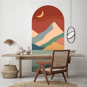 Geometry  Wall Decals Arch Wall Stickers Minimalist Wall Decal Vinyl Wall Decals - Picture 1 of 22