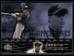 Chipper Jones Atlanta Braves 2002 Upper Deck Piece of History #49 6,1F - Imagen 1 de 2