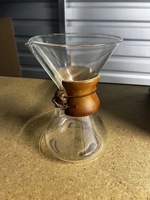 Cafetera vintage Pyrex Chemex 9,5 pulgadas patente #2.411.340 1946 Foto 1 de 4