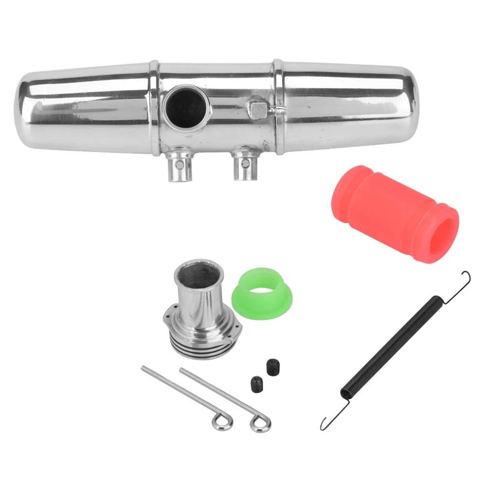 Car Exhaust Pipe 18001P Upgrade Aluminum Alloy Dual Exhaust Joint Tubing Engi... - Image 1 of 4