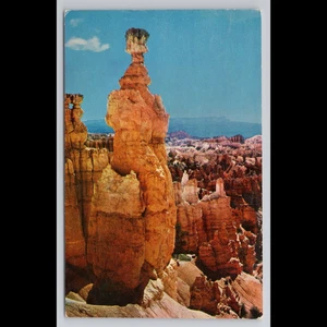 Postal de colección Bryce Canyon Utah Thor's Hammer sin publicar vista panorámica histórica - Imagen 1 de 4