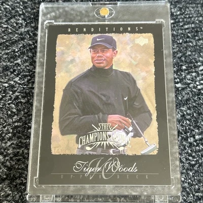 Карта для гольфа 2003 Upper Deck Renditions TIGER WOODS The Champions Lounge PGA NO83 - Изображение 1 из 3