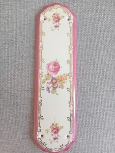Finger plate, Ceramic finger plate, large finger plate, door plate, Limoges door - Picture 1 of 6