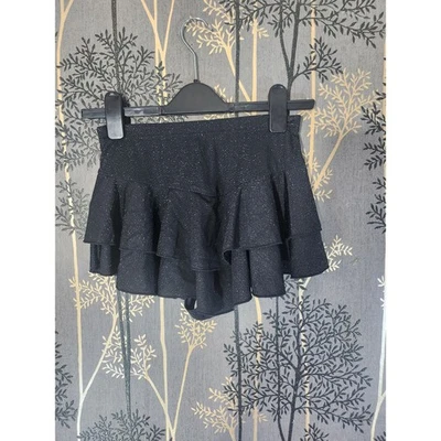 Shein Ladies/Girls Skort Black Sparkly Size M - Image 1 of 4