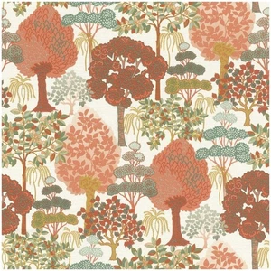 Rasch Rhapsody Red Trees Vinyl Paste The Wall Tapete extra abwaschbar abziehbar - Bild 1 von 6