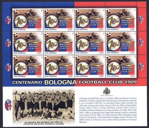 SAN MARINO 2009 Bologna football club MF MNH** - Foto 1 di 1