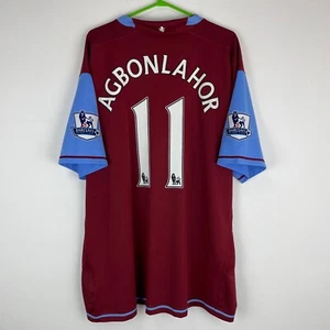 Aston Villa 2007-2008 Gabriel Agbonlahor Home Football Shirt Soccer Jersey 3XL - Picture 1 of 19