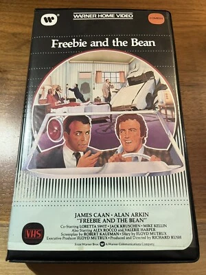 Freebie and the Bean VHS Clamshell Case 1984 Alan Arkin James Caan Movie  - Image 1 of 4