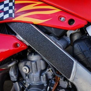 Black Upper Frame Guards 1998-1999 Honda CR125 Grip Tape CR 125 125R CR125R - Bild 1 von 4
