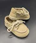 SPERRY Lanyard Baby Leather  Upper Top Siders Boat Deck Shoes, Casual slip on.