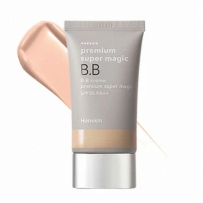 HANSKIN Premium Super Magic BB Cream 1.58OZ Moisturizer Smoothing Skin K beauty - Image 1 of 4