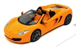 TSM 1/43 Scale TSM134337 - 2013 McLaren MP4-12C Spider RHD - McLaren Orange - Picture 1 of 5