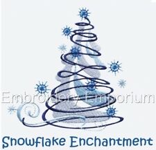 SNOWFLAKE ENCHANTMENT COLLECTION - MACHINE EMBROIDERY DESIGNS ON USB 4X4 & 5X7