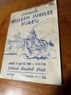 Emeryville golden jubilee rodeo 1946 vintage program Cowboy Gold