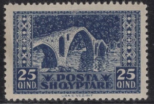 1923 ALBANIA SHQIPENIA S#150   MLH OG - Picture 1 of 2