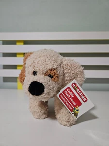 DOG PLUSH TOY WORLD FOR KIDS WORLD 4 KIDS 2009 PATCH OVER ONE EYE BROWN DOG TOY - Picture 1 of 4