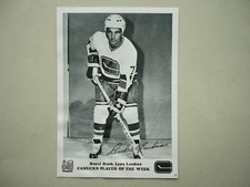 1971/72 ROYAL BANK LEADERS VANCOUVER CANUCKS NHL HOCKEY PHOTO #16 ANDRE BOUDRIAS