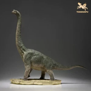 TONGSHIFU Metal Dinosaur Model Brachiosaurus Copper Collection Decorative Gift - Picture 1 of 10