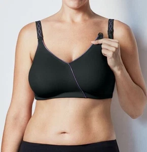 Bravado Designs Essential Embrace Black Full Figure Nursing Bra 36 B/C - Picture 1 of 5