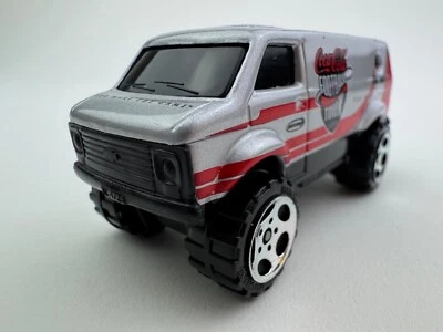 Matchbox Coca-Cola Football Town USA Chevy Van 4x4 2004 New Loose - Image 1 of 4