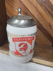 Vintage Tampa Bay Buccaneers NFL Football Team Tankard Stein Mug - Lite Beer - Picture 1 of 10
