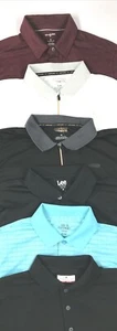 Men New Short Sleeve Quick-Dry Polo T-Shirts - Choice Size & Color - Picture 1 of 10