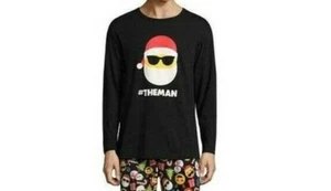 Herren North Pole Trading Company Nachtwäsche Weihnachtsmann #THEMAN Langarmshirt XXL - Bild 1 von 3