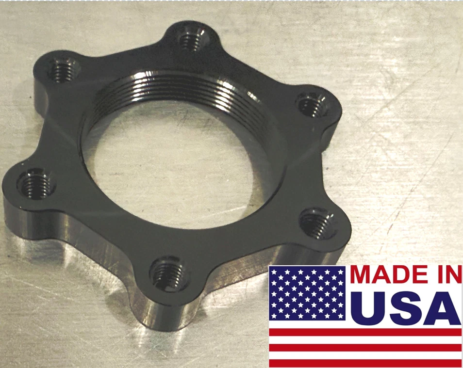 BMX Disc Brake rotor Adapter (BLACK) For The Small side of A Flipflop Hub!! - Image 1 of 4