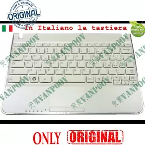 Keyboard for Samsung NP- N210 N220 Italian IT French FR with Palmrest Speaker - Picture 1 of 31