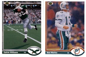 1991 Upper Deck  Football (251-500) - YOU PICK THE CARD