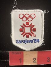 Vtg 1984 Olympics Sarajevo â€˜84 Travel Souvenir Patch 98Z0