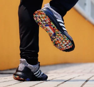 Adidas Ultra Boost 5.0 DNA Black White LOVE UNITES PRIDE GY4424 Men's 11 Shoes - Picture 1 of 10