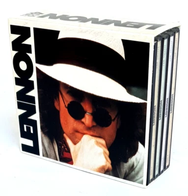 John Lennon - Lennon (1990) 4CD Box-73 Tracks+78 Page Booklet+Lyrics+Photos-RARE - Image 1 of 3
