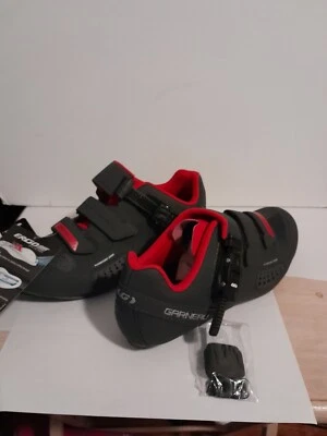 Louis Garneau Copal II Men's Cycling Shoe - Men's Sizez 8, EU 41 Black/Red - Image 1 of 4